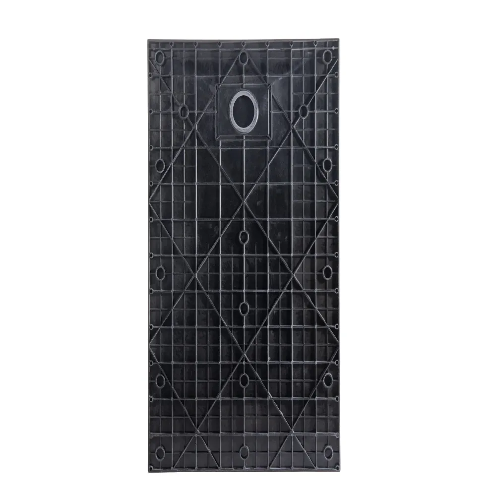 120×80 shower base back