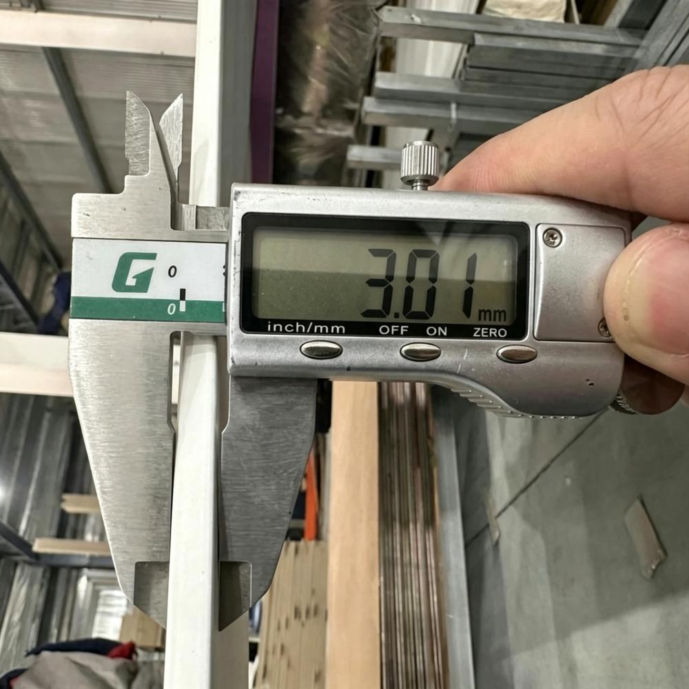 wall panel thickness measurement