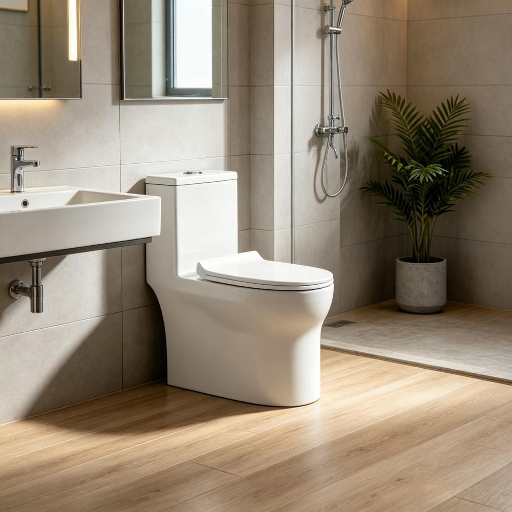 White ceramic toilet4