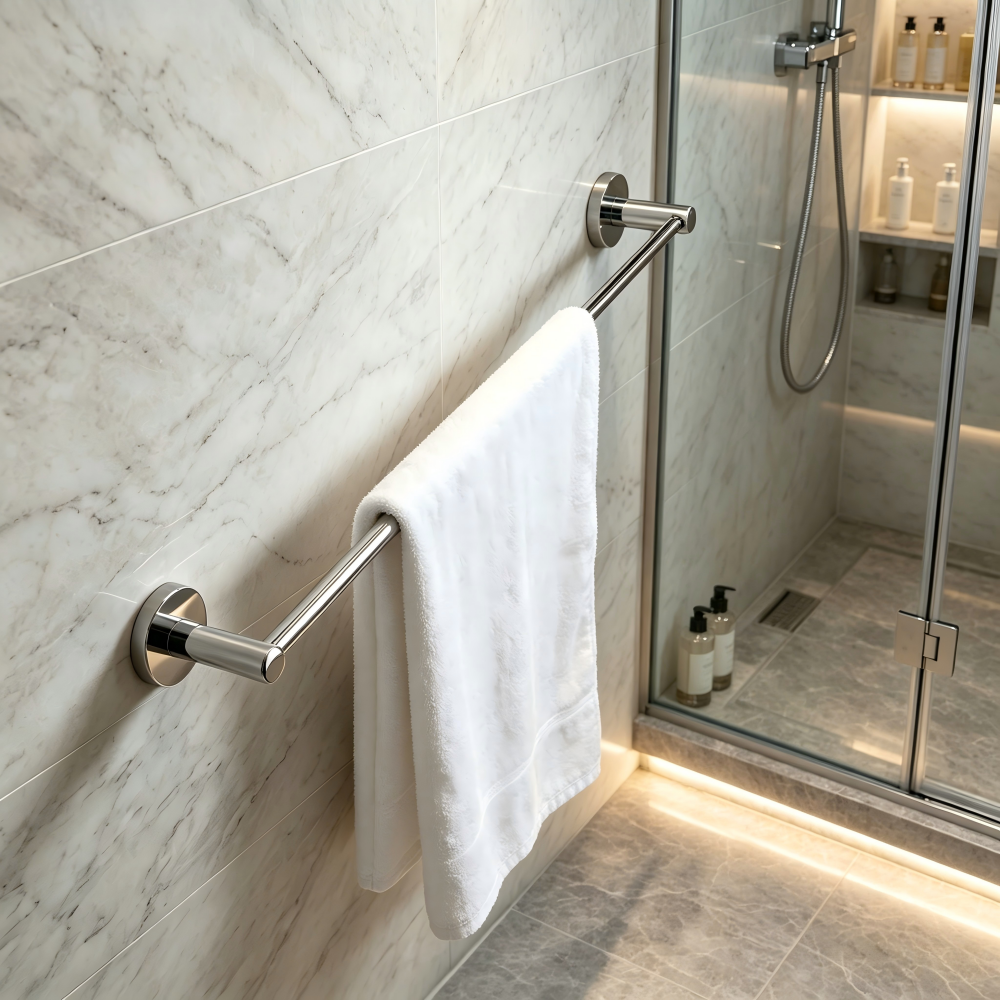 bathroom towel racks