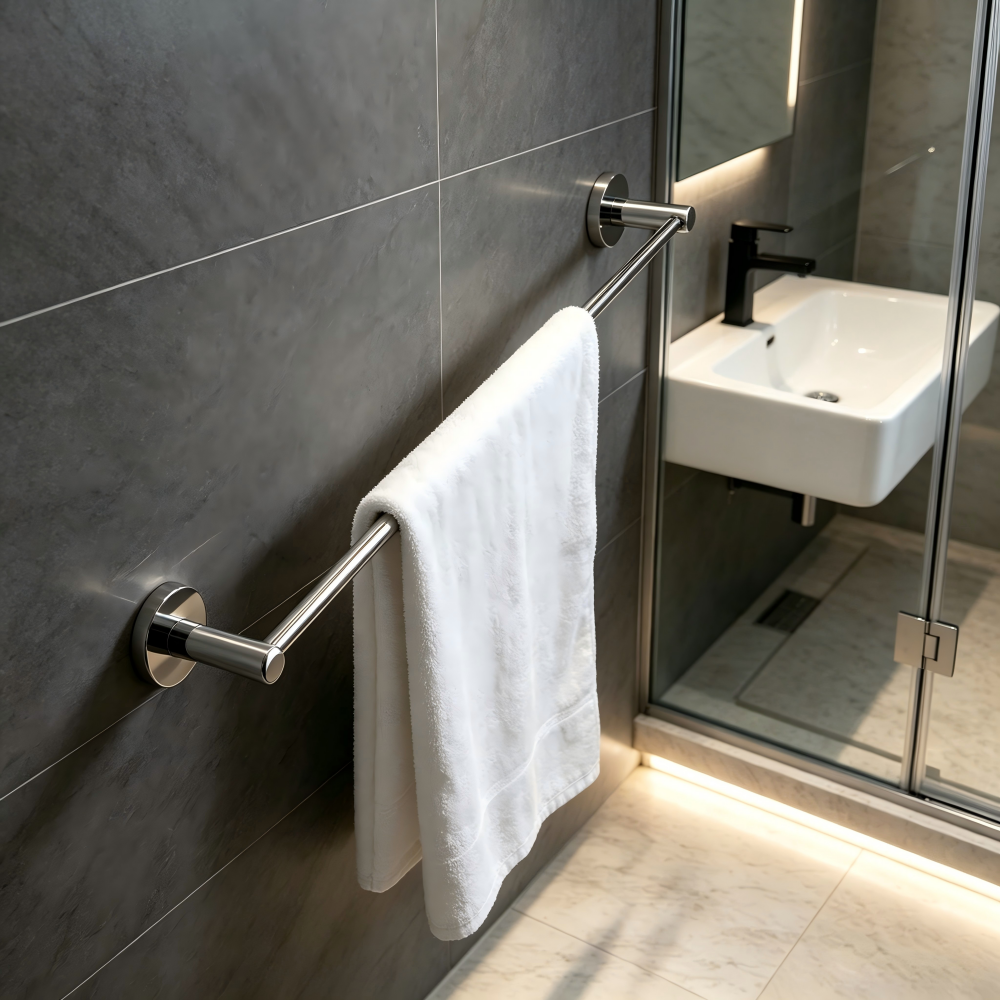 bathroom towel racks