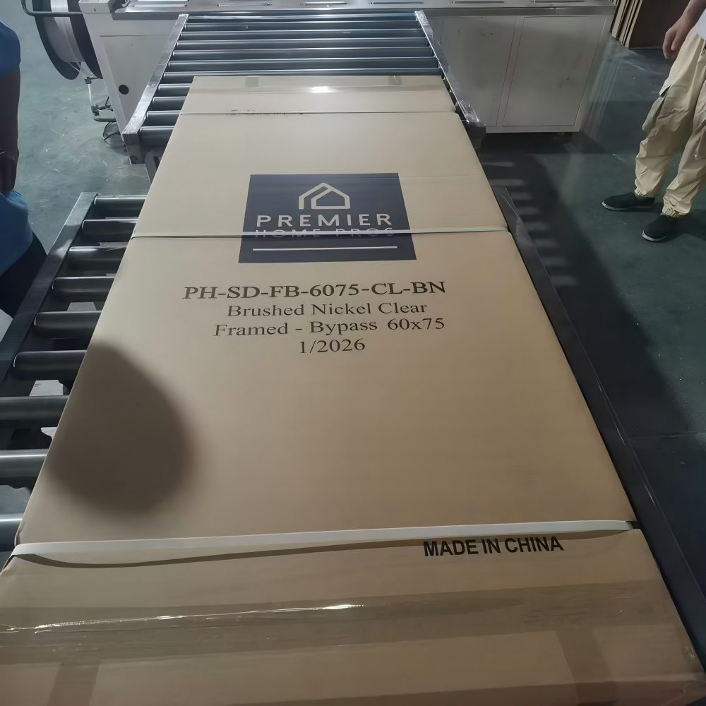 shower enclosure outside packing