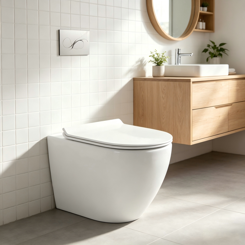 wall-hung toilet
