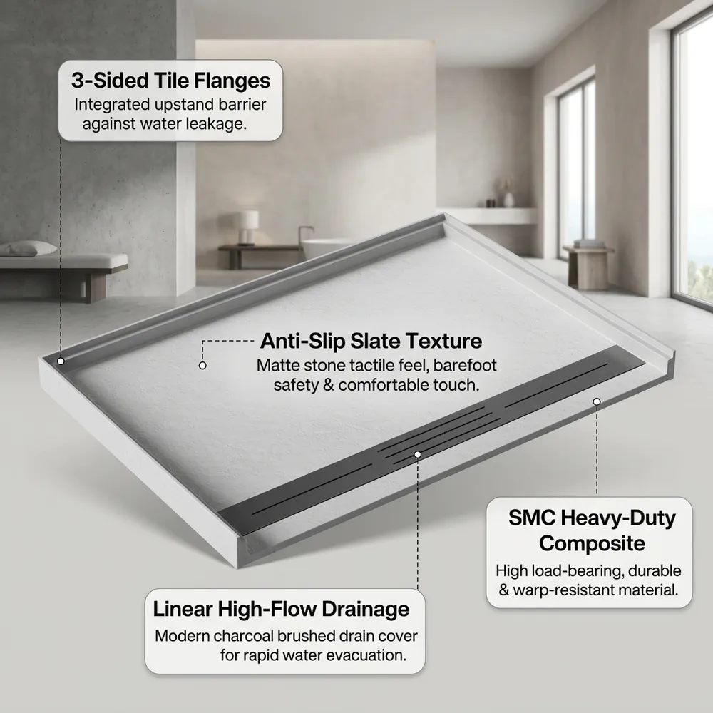 ADA shower tray