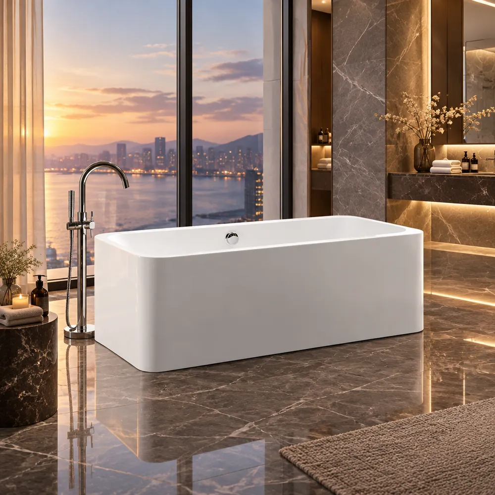 luxury-hotel-freestanding-acrylic-bathtub-faucet-scene-min