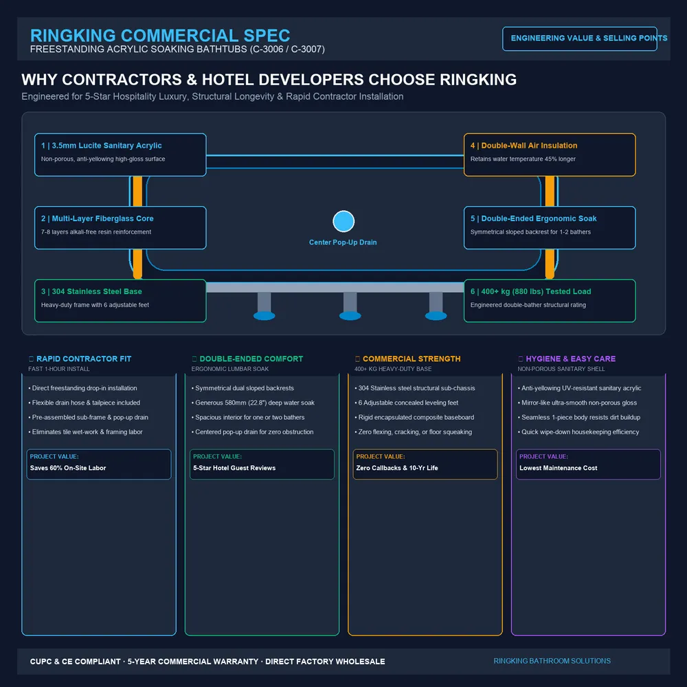 ringking-freestanding-acrylic-bathtub-selling-points-infographic-min